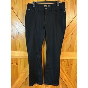 Lee curvy fit boot cut black jeans 32” (0014)Read